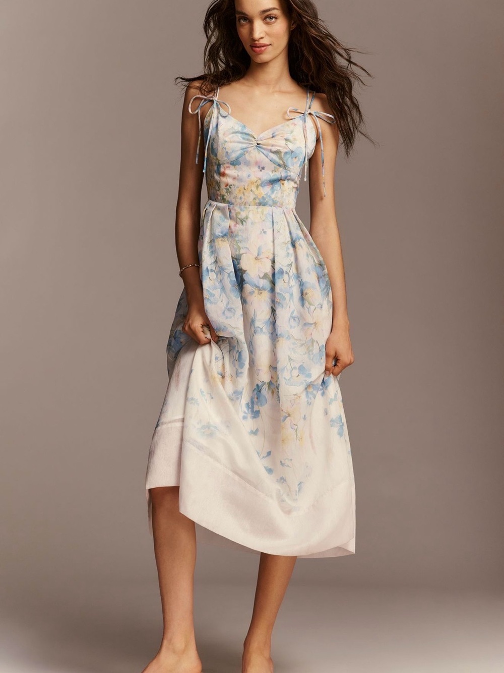 En Saison Vivian Sweetheart Midi Dress